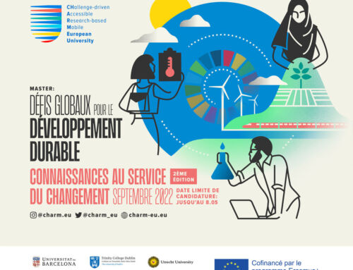 Les inscriptions au diplôme CHARM-EU sur le développement durable sont ouvertes !